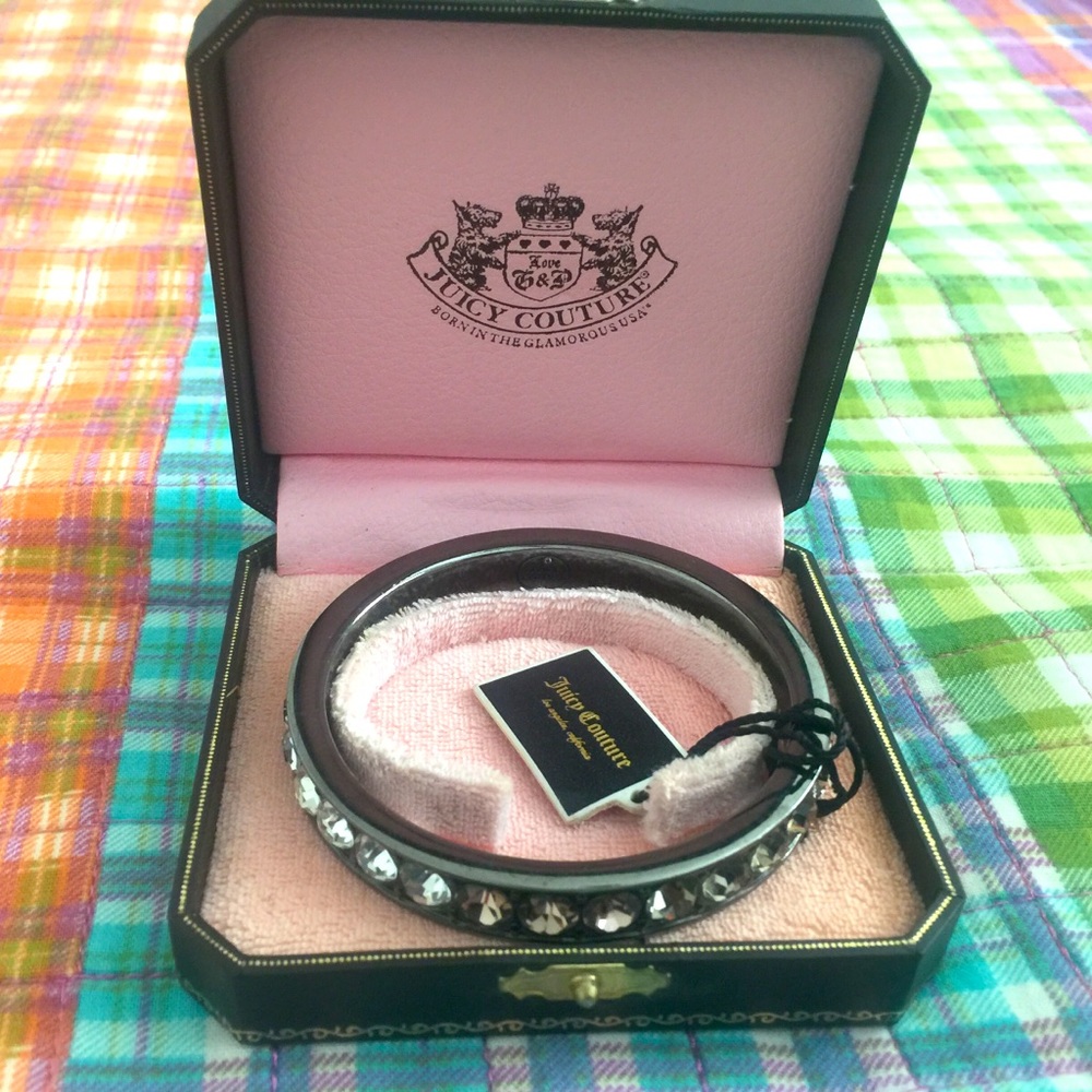 Juicy Couture Ombre Silver Crystal Bangle BNWT